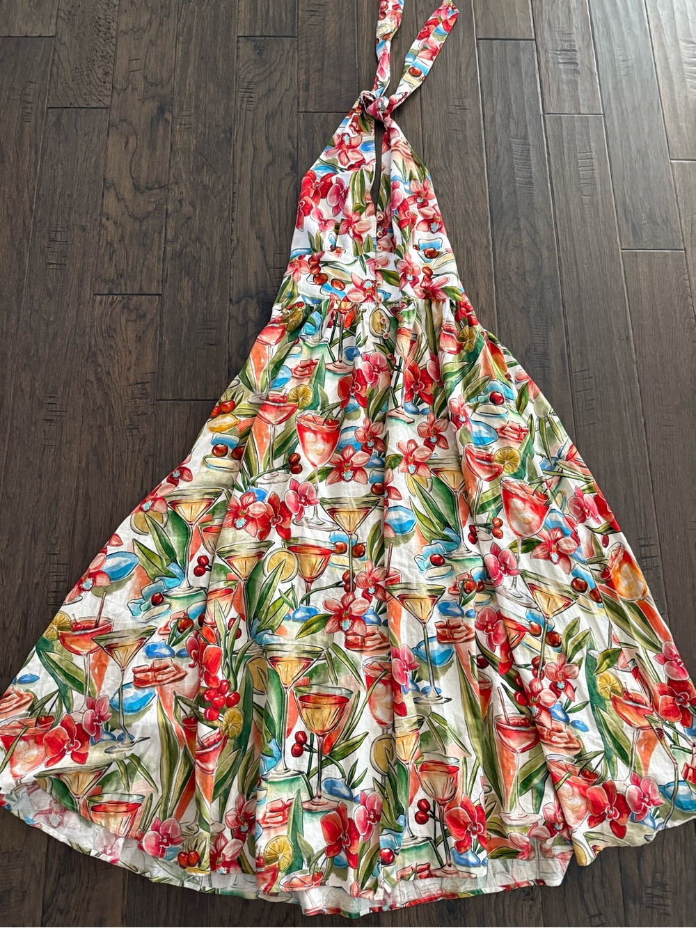 SOLD FARM Rio Cocktail Halter Maxi Dress - Picture 5 of 9